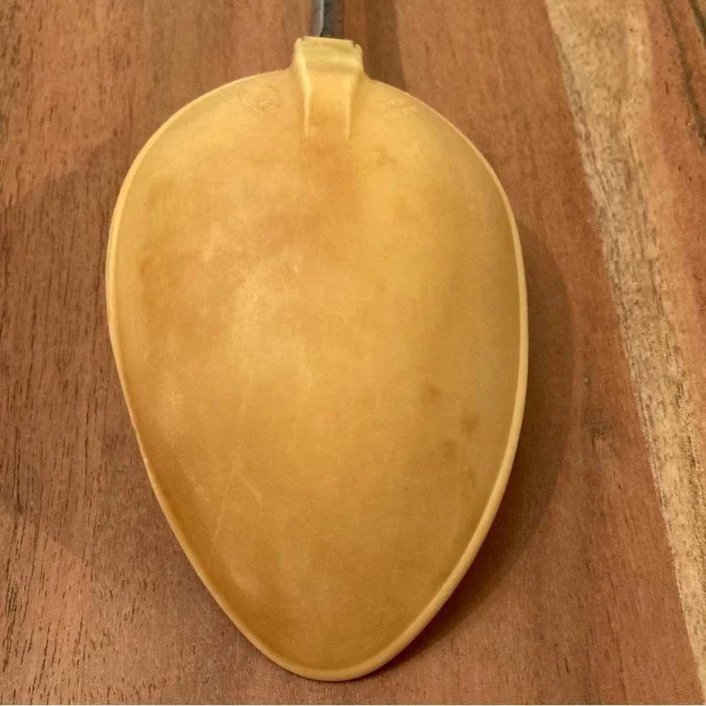 Vintage‎ probus Orange and Tan Nylon Cooking Spoon